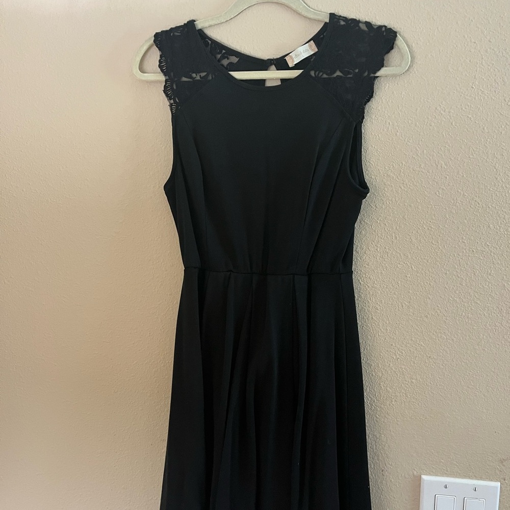 Altar'd State Black Lace Mini Dress
